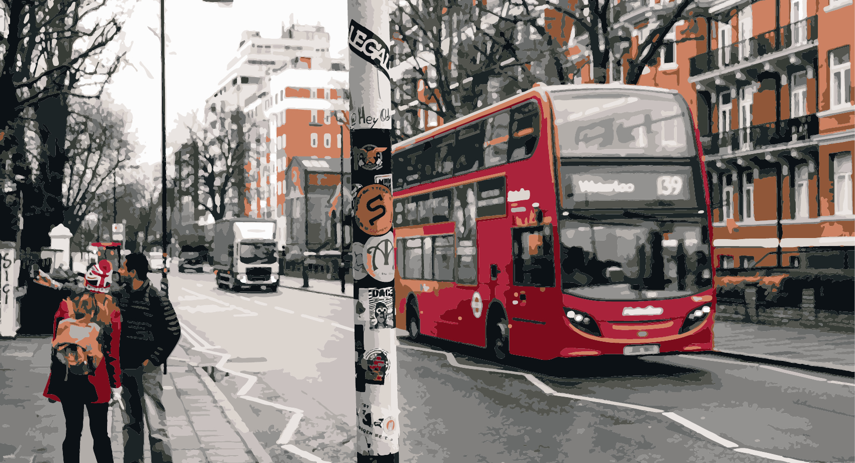 London Bus Street