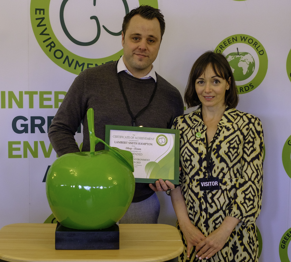 LSH presented with Green Apple Environment Award | LSH