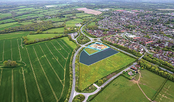 Plot of land highlighted