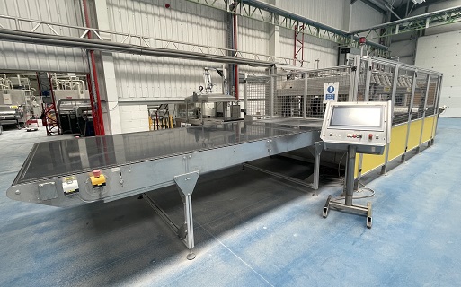 Gasbarre 28ton presses, vacuum insulated panel production & packaging machines