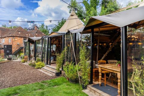 Assets of a Country Inn with External Tent Tipi Structure