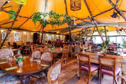 Assets of a Country Inn with External Tent Tipi Structure