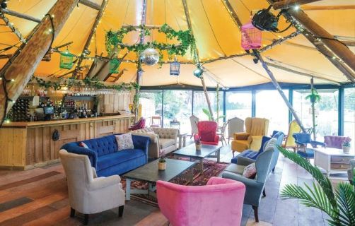 Assets of a Country Inn with External Tent Tipi Structure