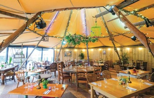 Assets of a Country Inn with External Tent Tipi Structure