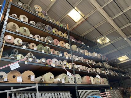 Sample Auction of Rolls of the World Famous "Axminster" Carpet