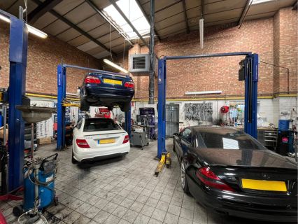 cars in the garage