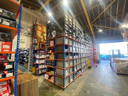 £400,000 (cost) of Motor Spares and Associated Stock, Racking, etc (subject to availability)