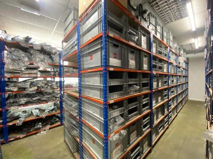 £400,000 (cost) of Motor Spares and Associated Stock, Racking, etc (subject to availability)