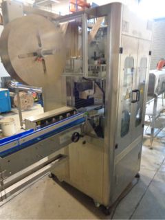 Newlink TB-250 Automatic Bottle Sleeving Machine (2023) and a Pel 5500 Baler