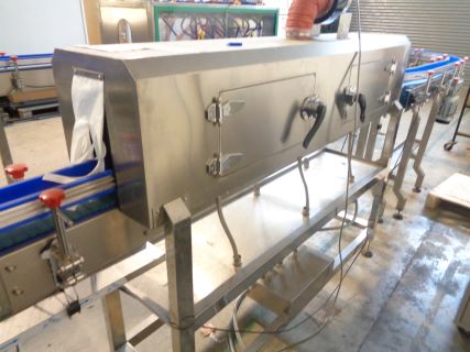 Newlink TB-250 Automatic Bottle Sleeving Machine (2023) and a Pel 5500 Baler