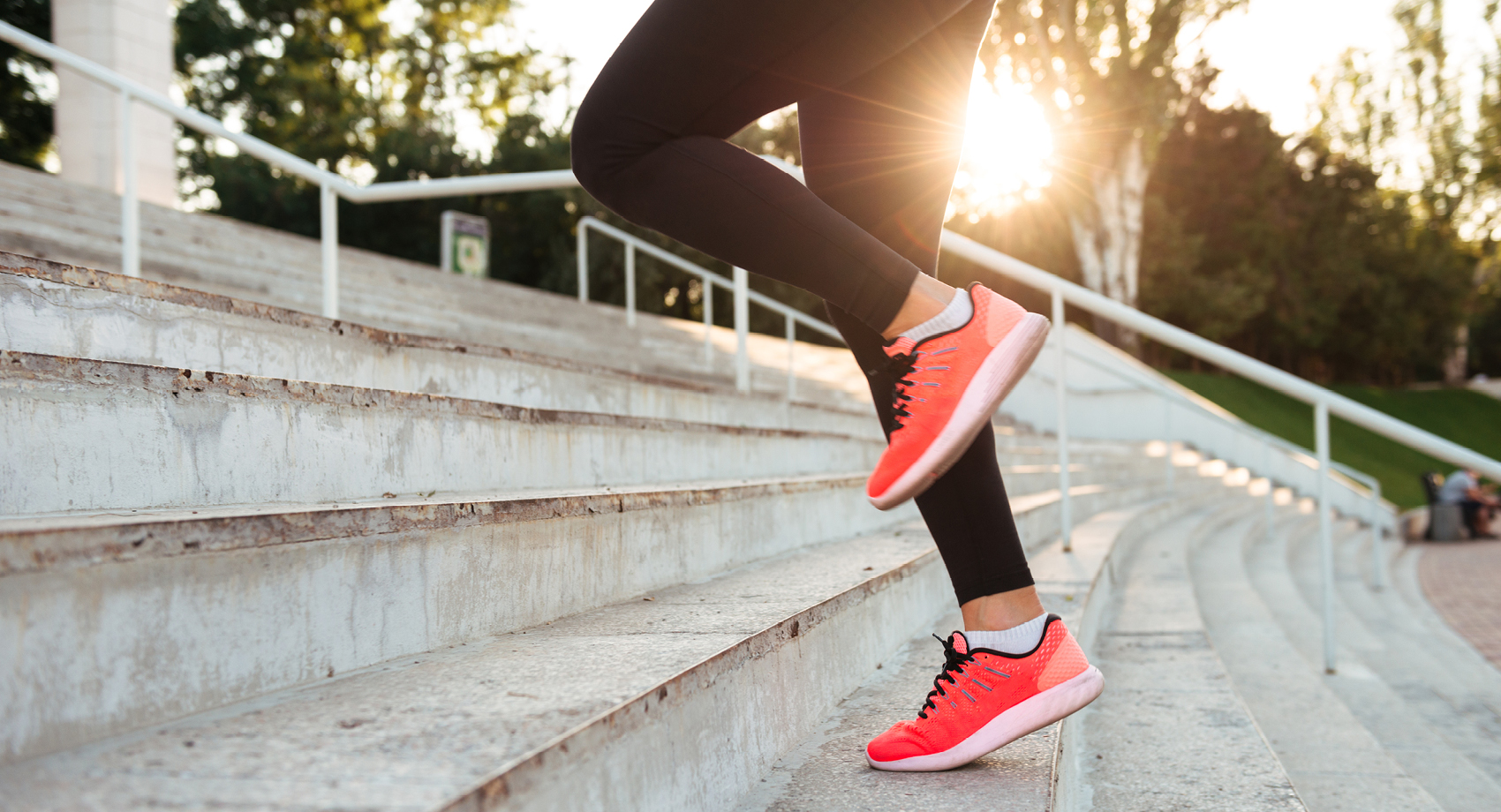 Sports woman running