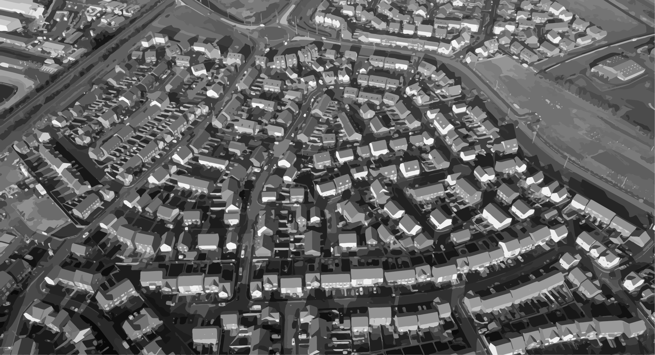 Housing Aerial shot