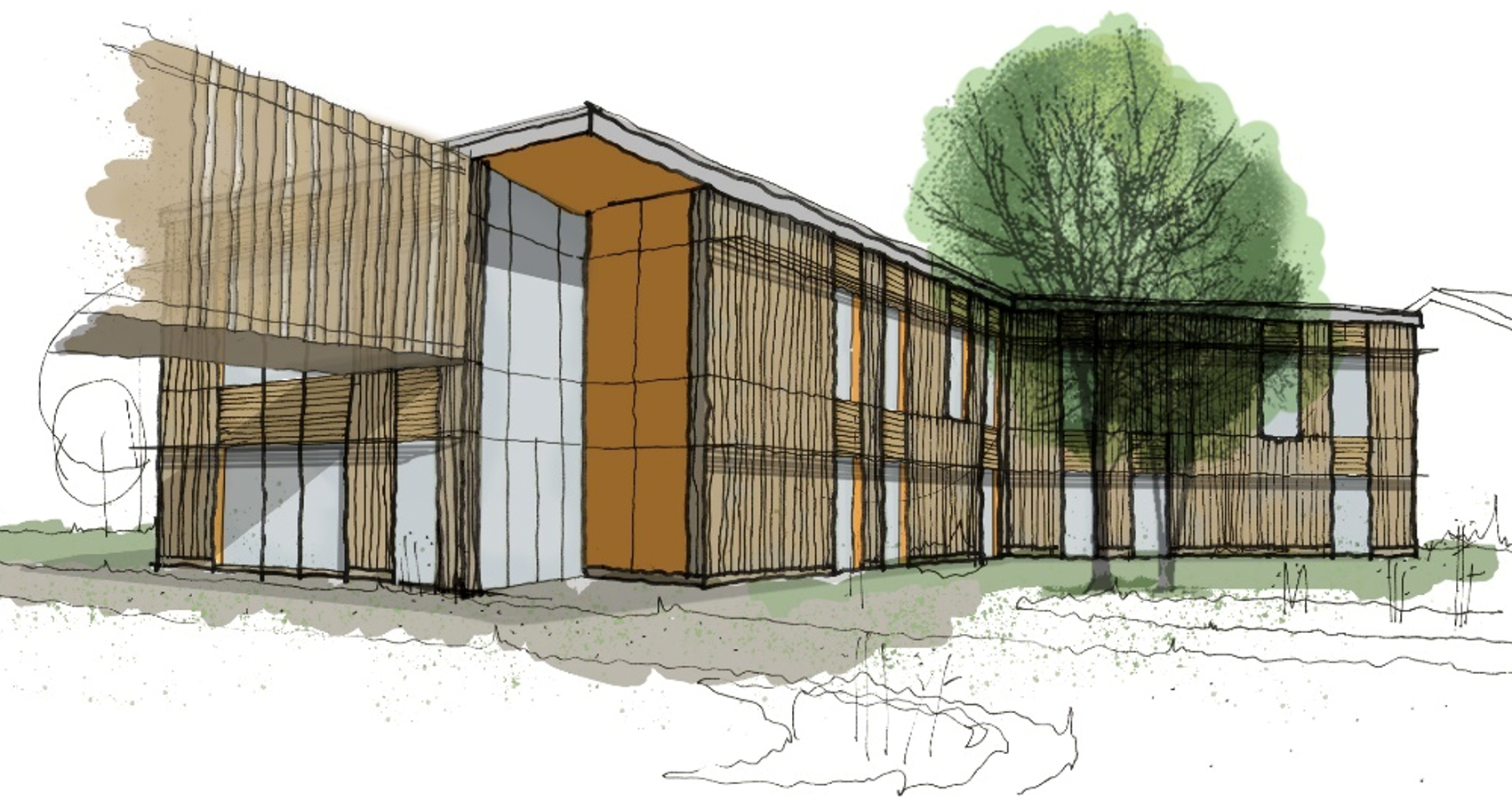 Artist's impression of Building 3, CIPL