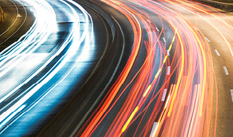 traffic car lights blur